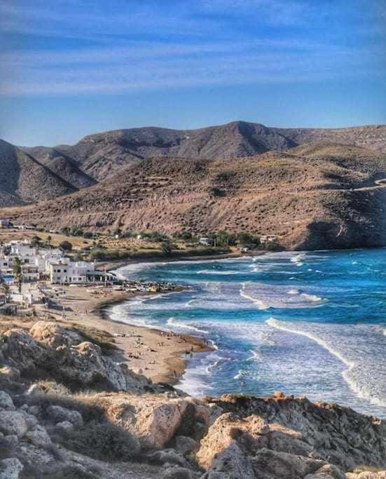 Апартаменты Camino Al Mar Terraza Y Vista Al Mar Карбонерас Экстерьер фото